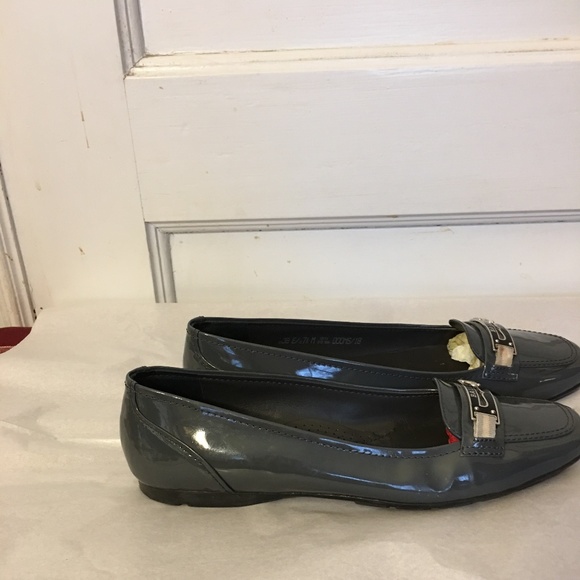 BALLY DOOMS/18 grey patent leather loafers - Picture 2 of 8